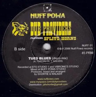 Dub Providers Featuring Splitz Horns - Jacob's Ladder, Reggae, Dub, Reggae, 2006 - Nuff Powa, UK, Vinyl 1x 10", 45 RPM