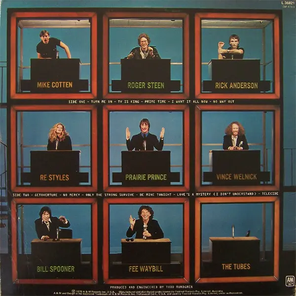 Tubes, The - Remote Control - 1979 - Glam - A&M Records - Vinyl 1x LP, Album