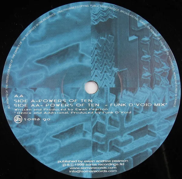 Album cover for Powers Of Ten by Maas