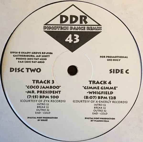 Album cover for DiscoTech Dance Remix 43 by Various