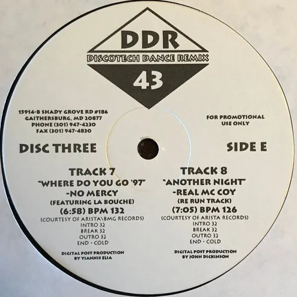 Album cover for DiscoTech Dance Remix 43 by Various