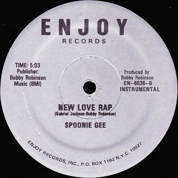 Album cover for New Love Rap by Spoonie Gee