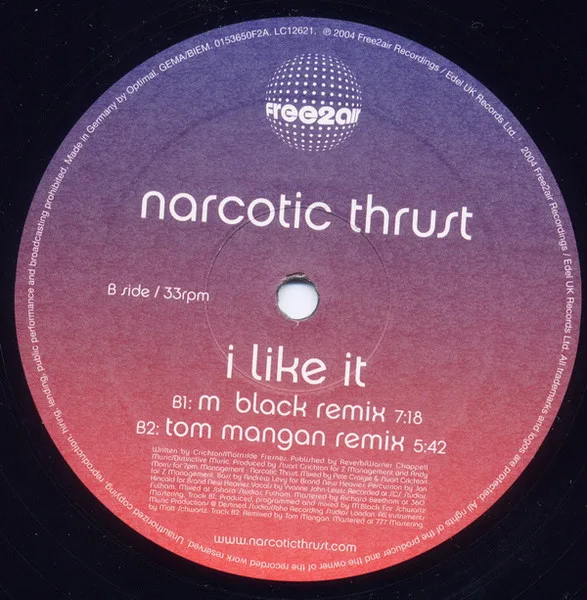 Album cover for I Like It by Narcotic Thrust