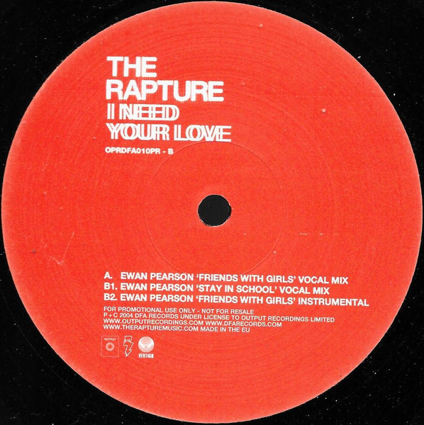 I Need Your Love (Ewan Pearson Remixes)