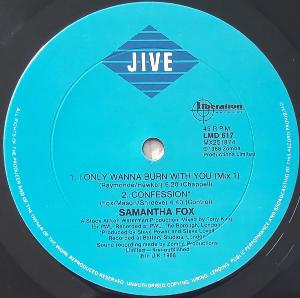 Album cover for I Only Wanna Be With You by Samantha Fox