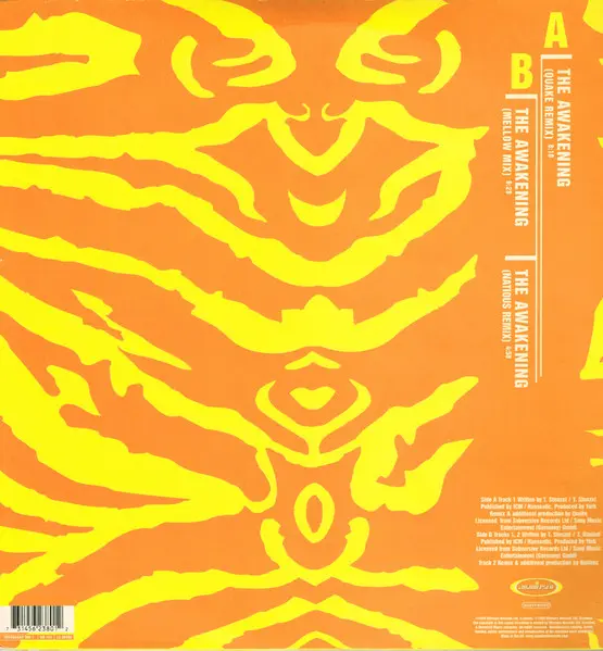 York - The Awakening, Electronic, Trance, 1999 - Manifesto, UK, Vinyl 1x 12", 33 ⅓ RPM, Single