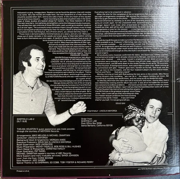 Album cover for I've Got The Music In Me by Thelma Houston & Pressure Cooker