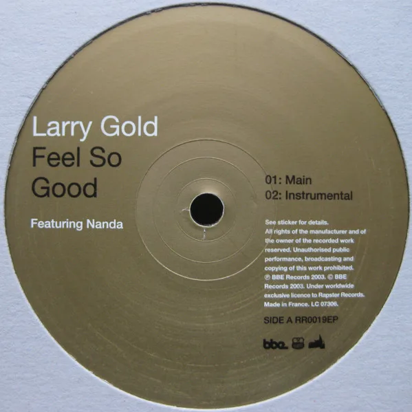 Album cover for Feel So Good / Ain't No Stopping Us Now by Larry Gold