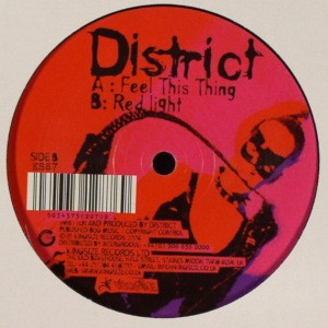 District - Feel This Thing, Electronic, Breakbeat, Breaks, Tech House, 2004 - Kingsize, UK, Vinyl 1x 12"