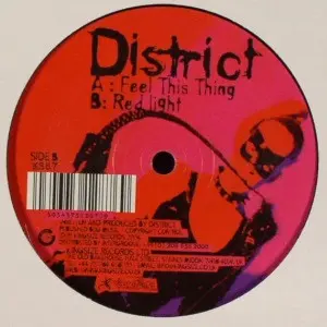 District - Feel This Thing, Electronic, Breakbeat, Breaks, Tech House, 2004 - Kingsize, UK, Vinyl 1x 12"