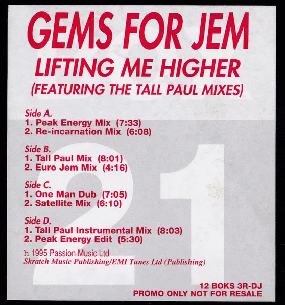Album cover for Lifting Me Higher by Gems For Jem