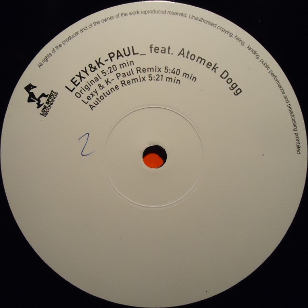 Lexy & K-Paul Feat. Atomek Dogg - Let's Play, Electronic, Electro, House, 2002 - Low Spirit Recordings, Germany, Vinyl 1x 12"