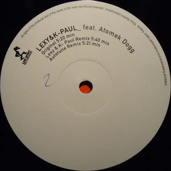 Lexy & K-Paul Feat. Atomek Dogg - Let's Play, Electronic, Electro, House, 2002 - Low Spirit Recordings, Germany, Vinyl 1x 12"