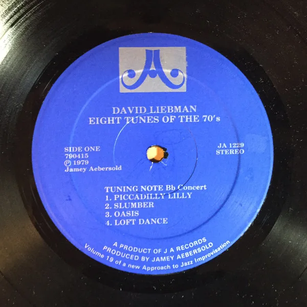 Album cover for 8 Originals From The Seventies by David Liebman