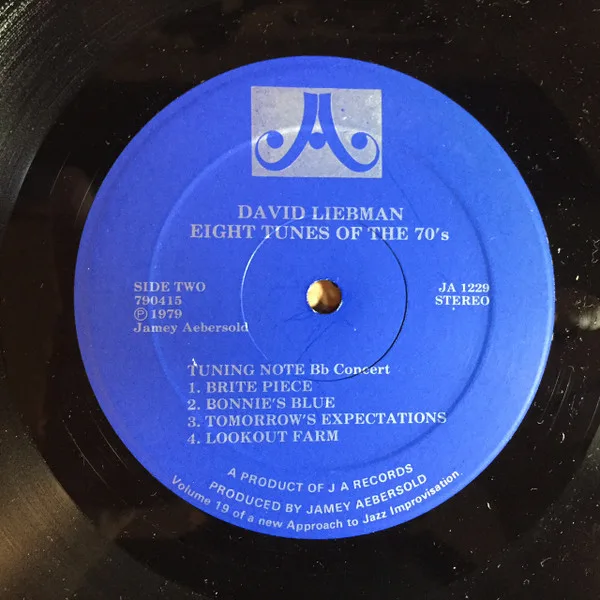 Album cover for 8 Originals From The Seventies by David Liebman