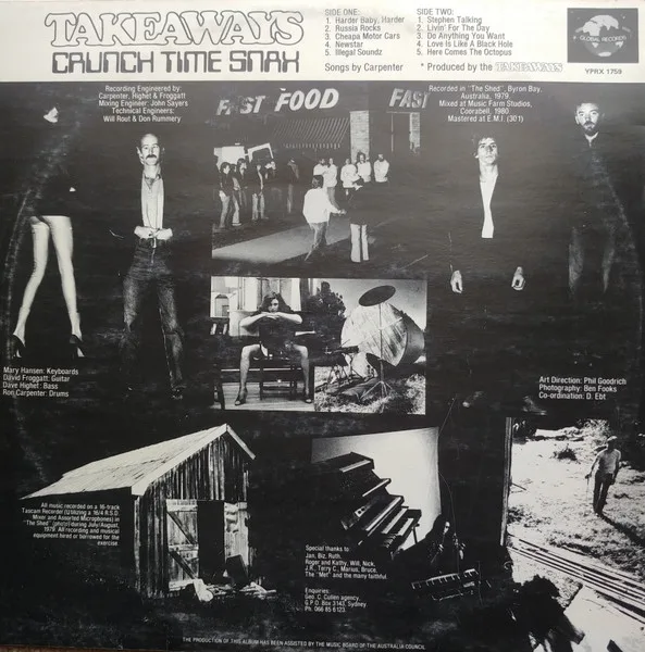 Album cover for Crunch Time by Takeaways