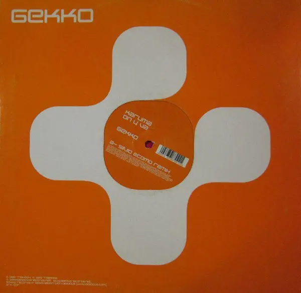 Karuma - On Y Va, Electronic, Progressive House, Techno, Tribal, 2001 - Gekko, UK, Vinyl 1x 12", 33 ⅓ RPM