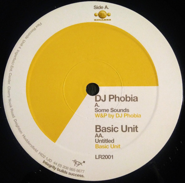 Phobia (8) / Basic Unit - Some Sounds / Untitled, Electronic, Drum n Bass, Jungle, 2002 - Little Rollers, UK, Vinyl 1x 12", 4