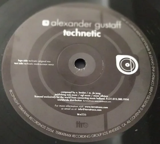 Album cover for Technetic by Alexander Gustaff
