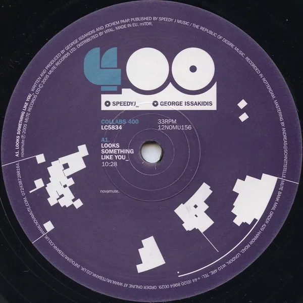 Album cover for Collabs 400 by Speedy J _ George Issakidis