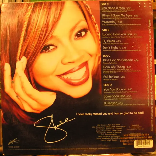 Shanice - Shanice, Funk / Soul, Contemporary R&B, 1999 - LaFace Records, US, Vinyl 2x LP, Album