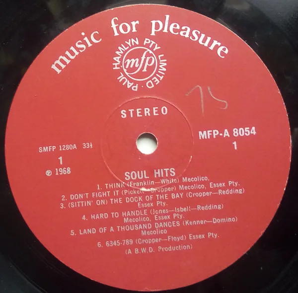 Album cover for Soul Hits by BWD Orchestra