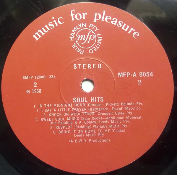 Album cover for Soul Hits by BWD Orchestra