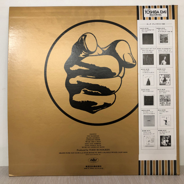 Grand Funk Railroad - We're An American Band - 1979 - Classic Rock - Capitol Records - Vinyl 1x LP, Album, Reissue