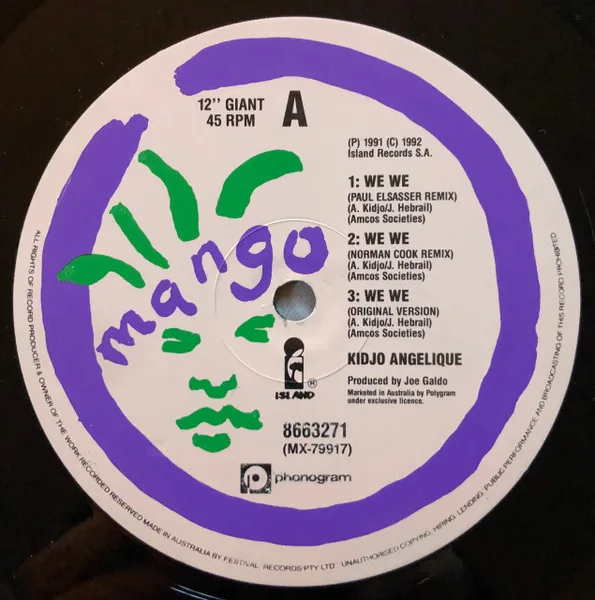 Album cover for Wé-Wé by Angélique Kidjo