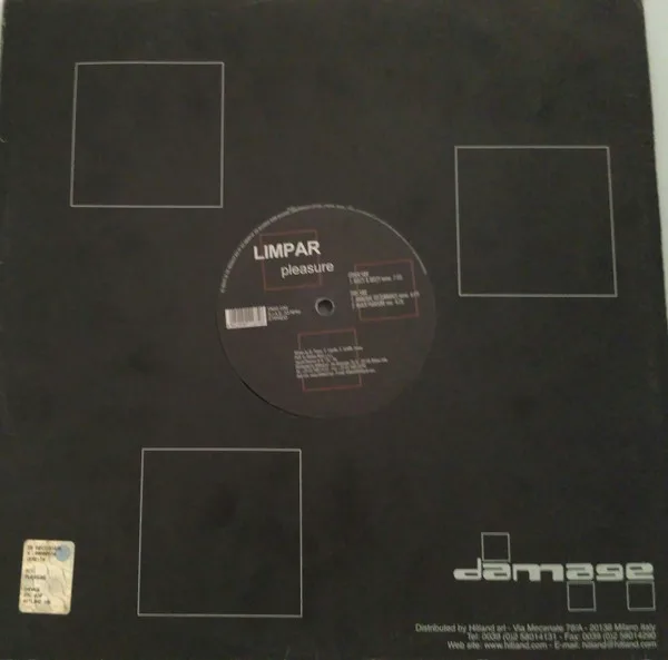 Album cover for Pleasure by Limpar