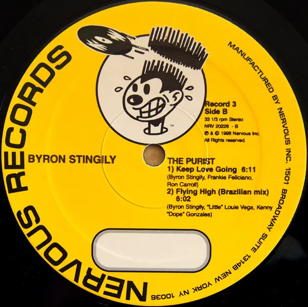 Byron Stingily - The Purist, Electronic, Deep House, Garage House, House, 1998 - Nervous Records, US, Vinyl 3x 12", Album