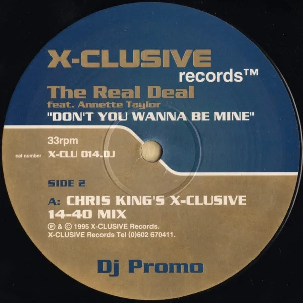 Album cover for Don't You Wanna Be Mine by Real Deal (2), The Featuring Annette Taylor