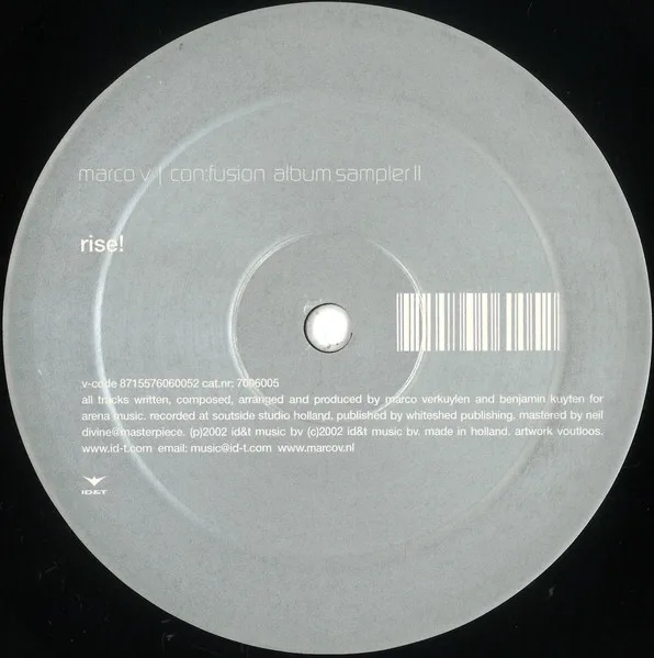 Album cover for Con:Fusion Album Sampler II by Marco V