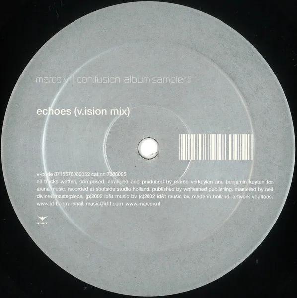 Album cover for Con:Fusion Album Sampler II by Marco V