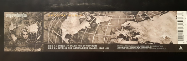 Astralasia - Special World, Electronic, Goa Trance, Progressive Trance, 1998 - Magick Eye Records, UK, Vinyl 1x 12", 45 RPM