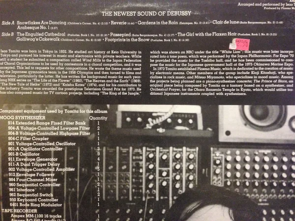 Album cover for Snowflakes Are Dancing by Tomita