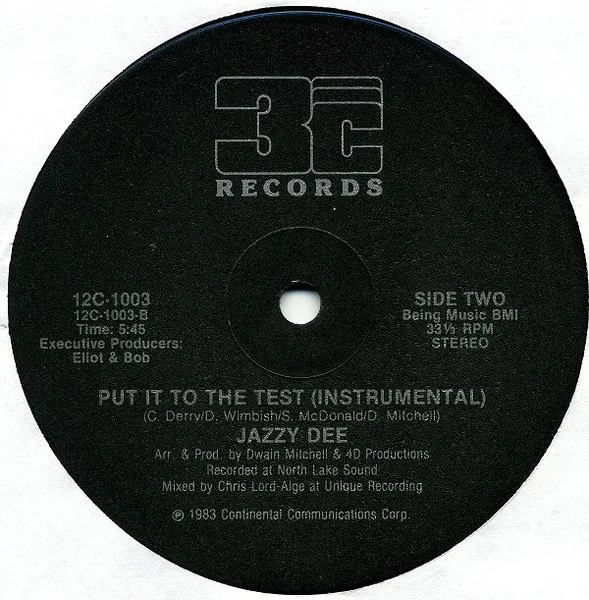 Album cover for Put It To The Test by Jazzy Dee