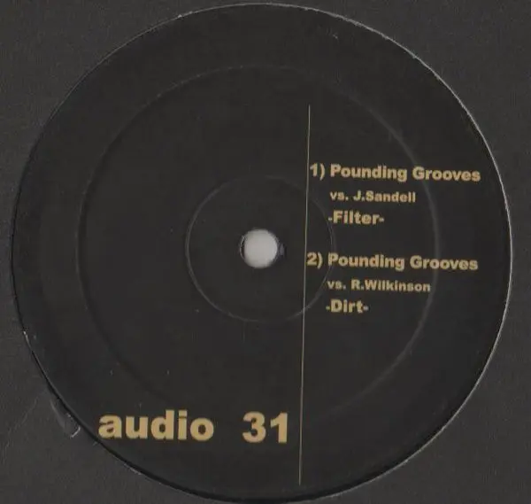 Pounding Grooves - Scratch, Electronic, Techno, 2001 - Fine Audio Recordings, Germany, Vinyl 1x 12", 33 ⅓ RPM