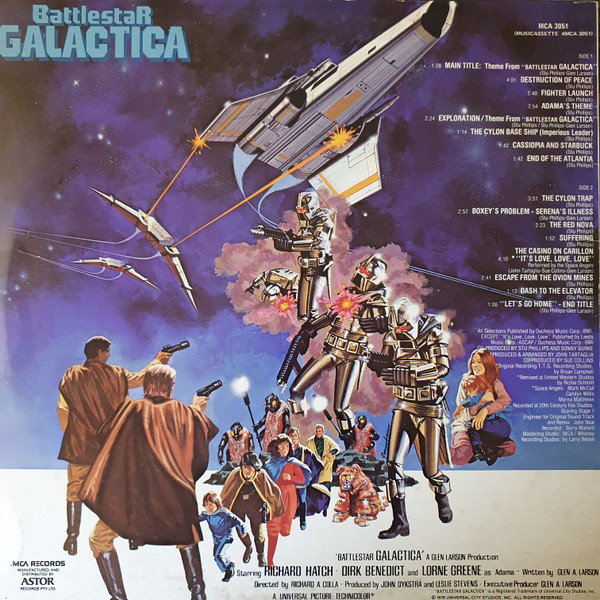 Various - Battlestar Galactica (Original Soundtrack) - 1978 - Disco, Score, Soundtrack - MCA Records - Vinyl 1x LP, Album