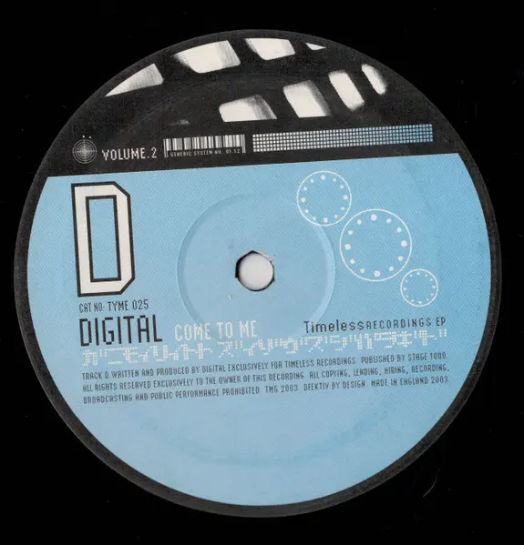Various - Timeless Recordings EP Volume.2, Electronic, Drum n Bass, 2003 - Timeless Recordings, UK, Vinyl 2x 12", EP
