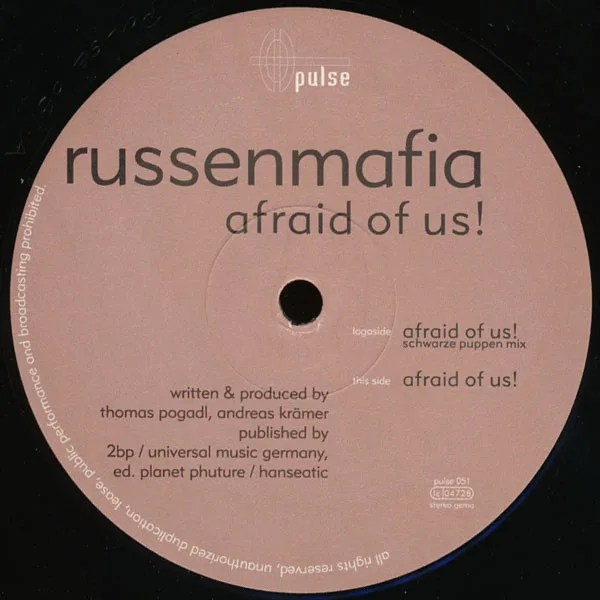Album cover for Afraid Of Us! by Russenmafia