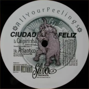 Ciudad Feliz - All Your Feelings, Electronic, Deep House, House, 2003 - Silver Network, France, Vinyl 1x 12"