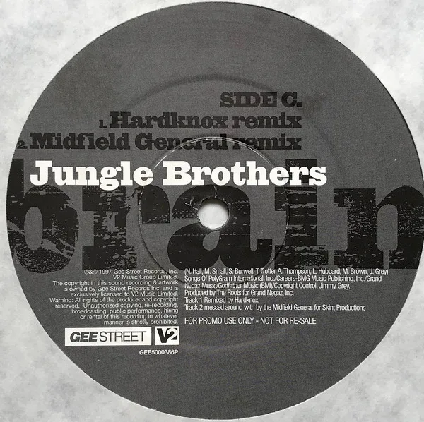 Album cover for Brain by Jungle Brothers