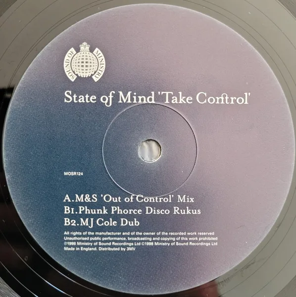Album cover for Take Control (Part Two) by State Of Mind