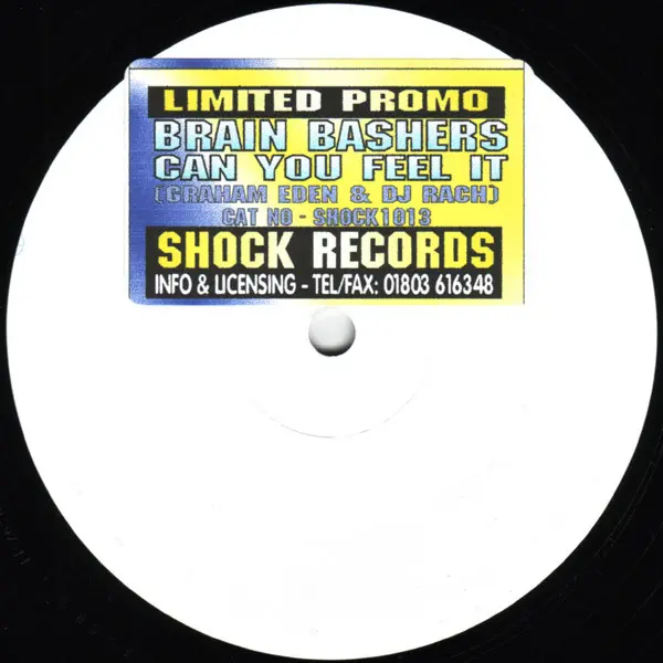 Album cover for Can You Feel It by Brain Bashers