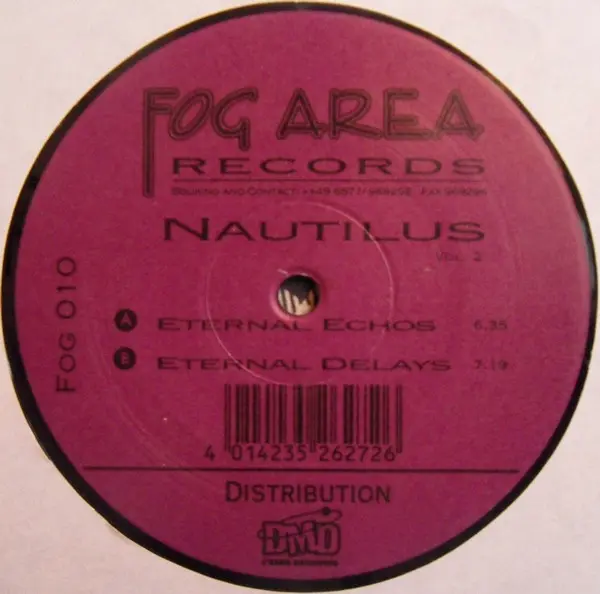 Nautilus (3) - Vol. 2, Electronic, Hard Trance, 1997 - Fog Area Records, Germany, Vinyl 1x 12", 45 RPM