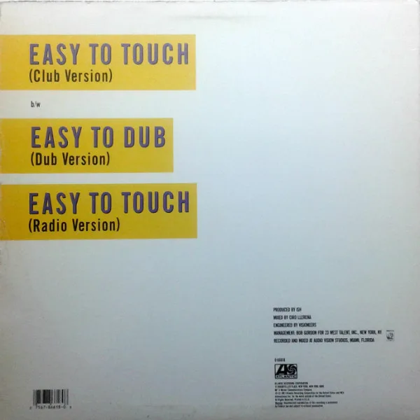 Album cover for Easy To Touch by Promise Circle