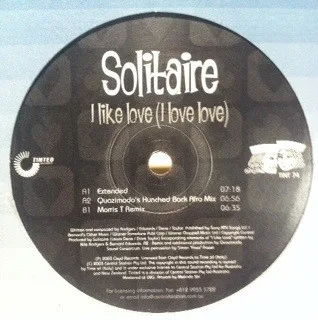 Album cover for I Like Love (I Love Love) by Solitaire