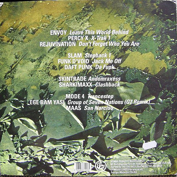 Various - Soma Quality Recordings - Volume 2, Electronic, Progressive House, Tech House, Techno, 1995 - Soma Quality Recordin