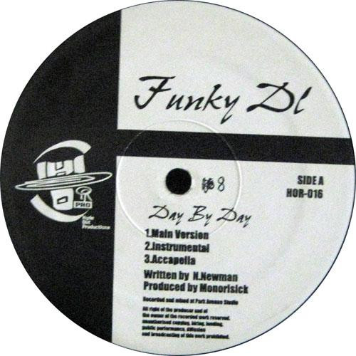 Funky DL - Day By Day, Hip Hop, Conscious, 2001 - Hyde Out Productions, Japan, Vinyl 1x 12"